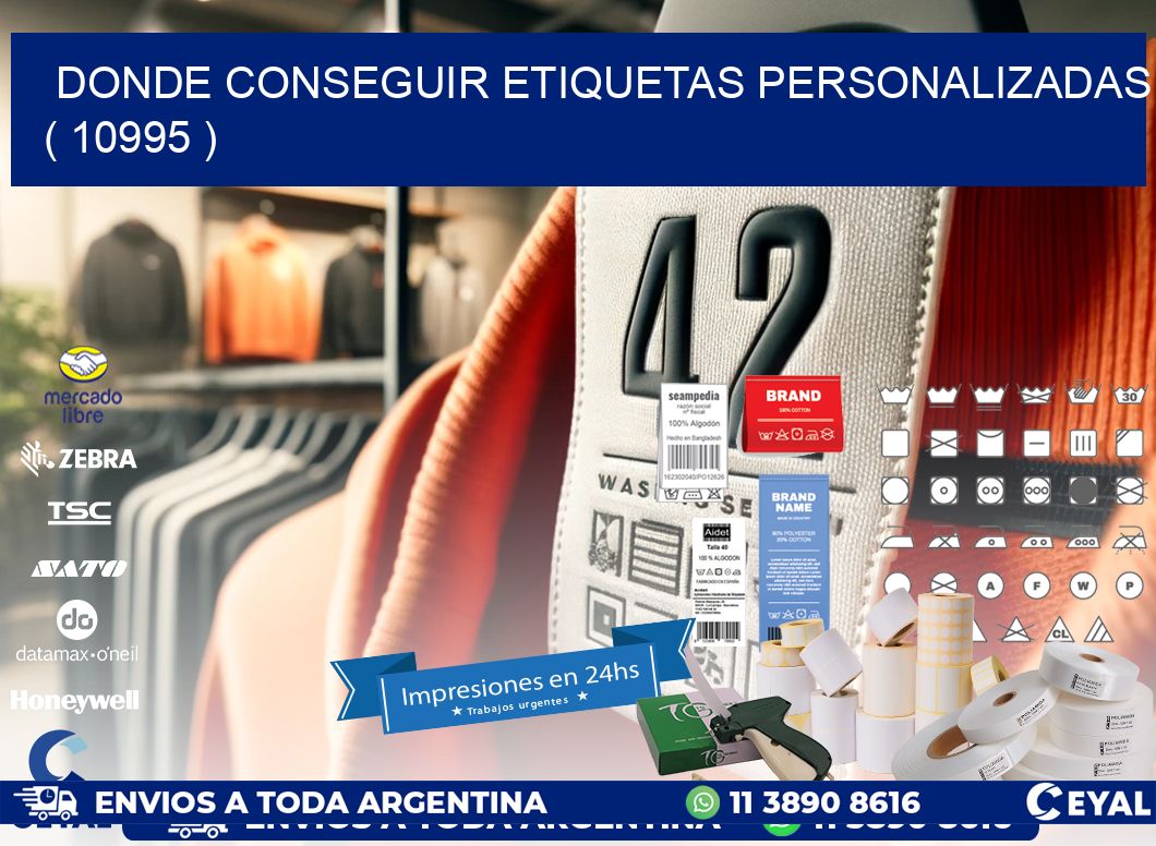 DONDE CONSEGUIR ETIQUETAS PERSONALIZADAS ( 10995 )