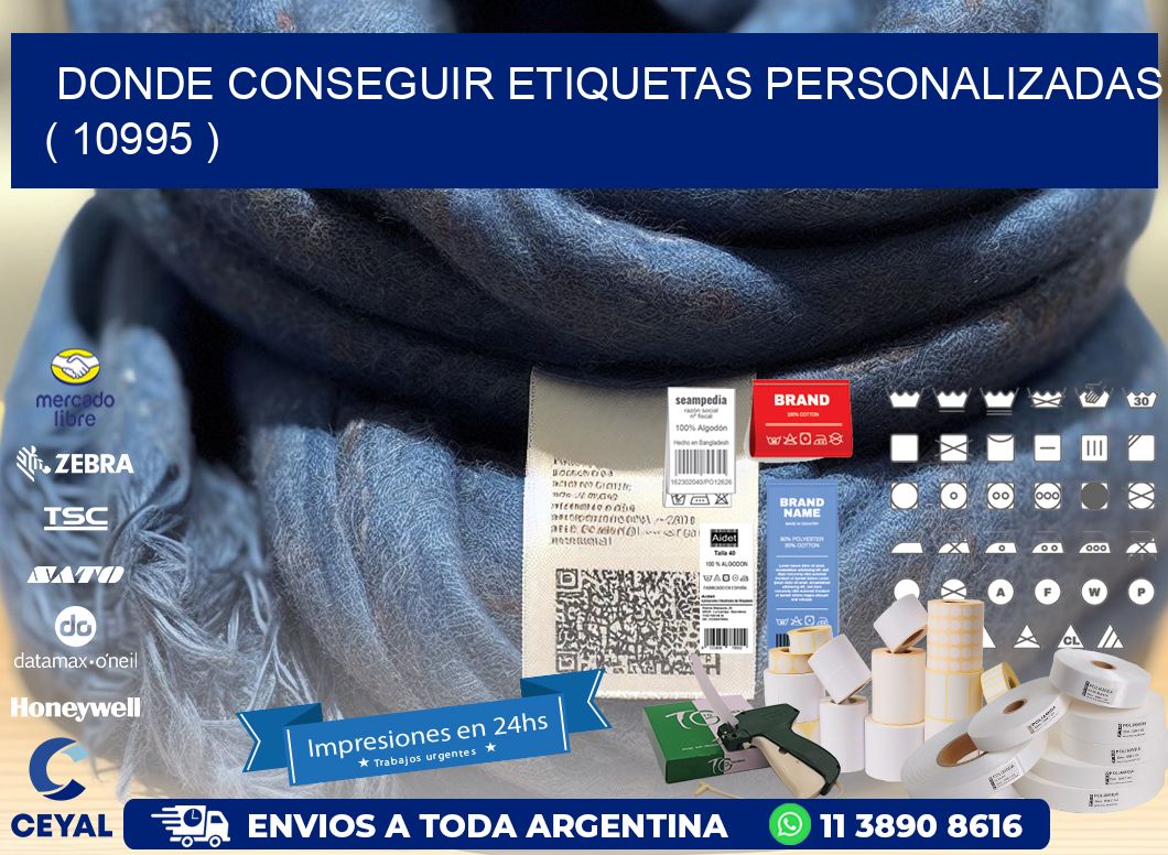 DONDE CONSEGUIR ETIQUETAS PERSONALIZADAS ( 10995 )