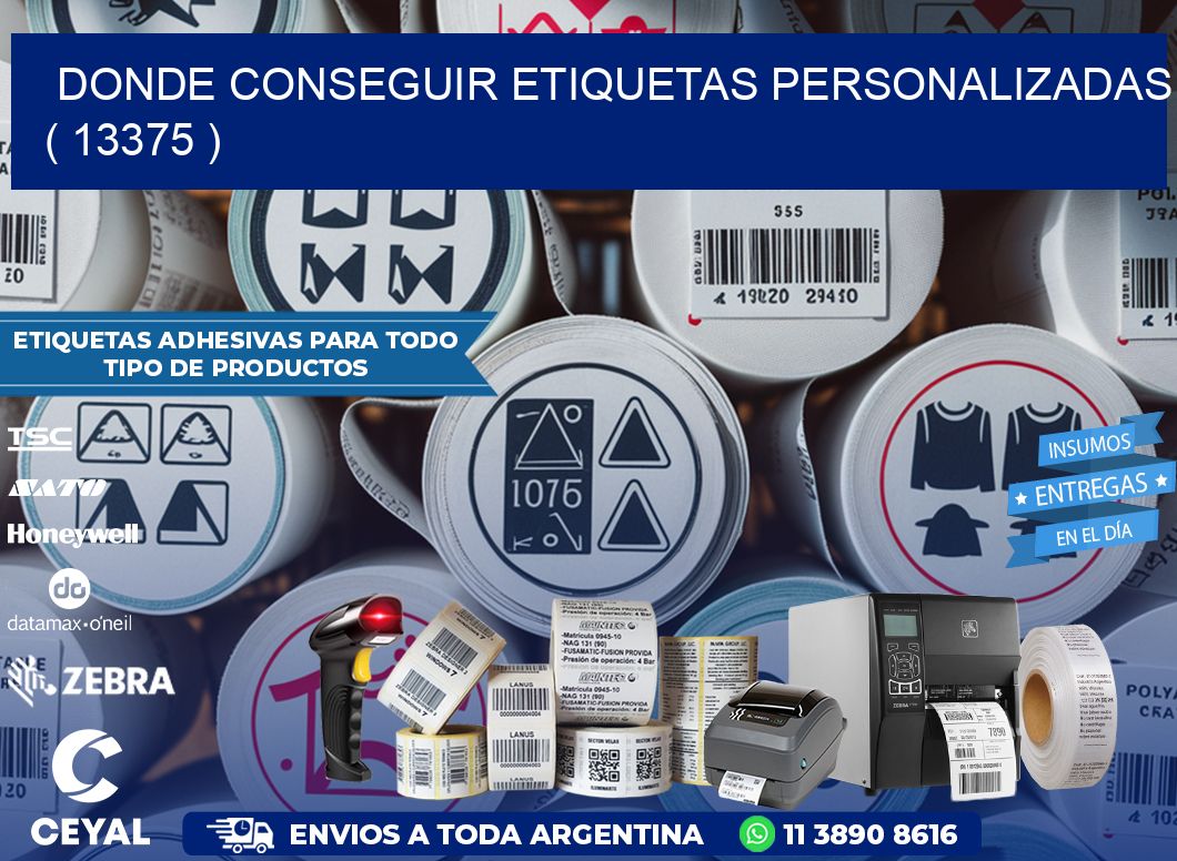 DONDE CONSEGUIR ETIQUETAS PERSONALIZADAS ( 13375 )