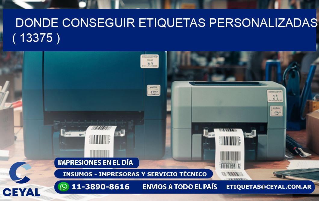 DONDE CONSEGUIR ETIQUETAS PERSONALIZADAS ( 13375 )