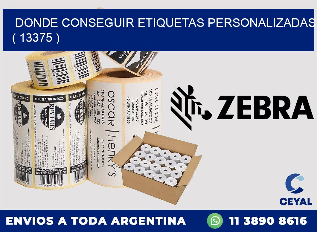 DONDE CONSEGUIR ETIQUETAS PERSONALIZADAS ( 13375 )