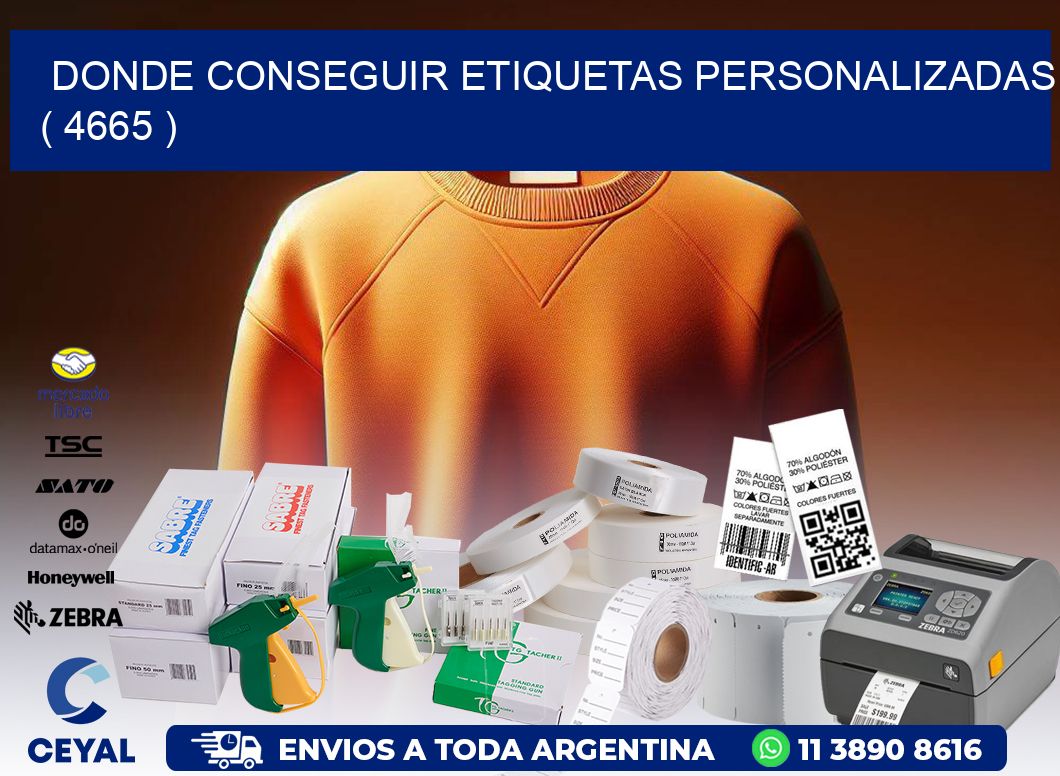 DONDE CONSEGUIR ETIQUETAS PERSONALIZADAS ( 4665 )