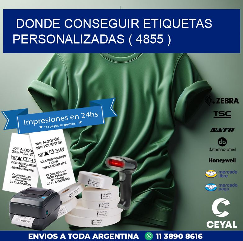 DONDE CONSEGUIR ETIQUETAS PERSONALIZADAS ( 4855 )