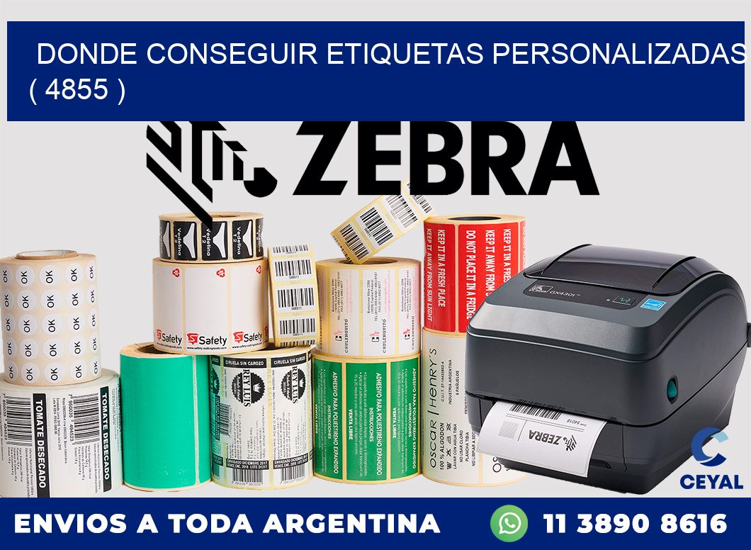 DONDE CONSEGUIR ETIQUETAS PERSONALIZADAS ( 4855 )