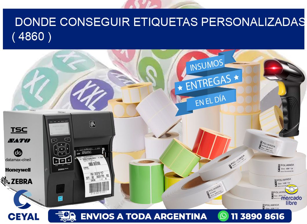DONDE CONSEGUIR ETIQUETAS PERSONALIZADAS ( 4860 )