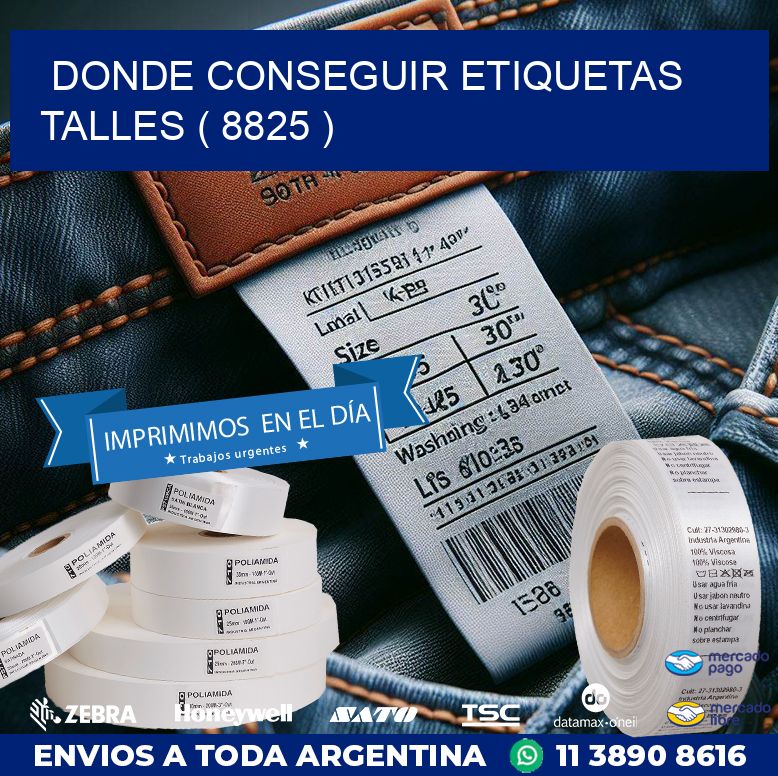 DONDE CONSEGUIR ETIQUETAS TALLES ( 8825 )