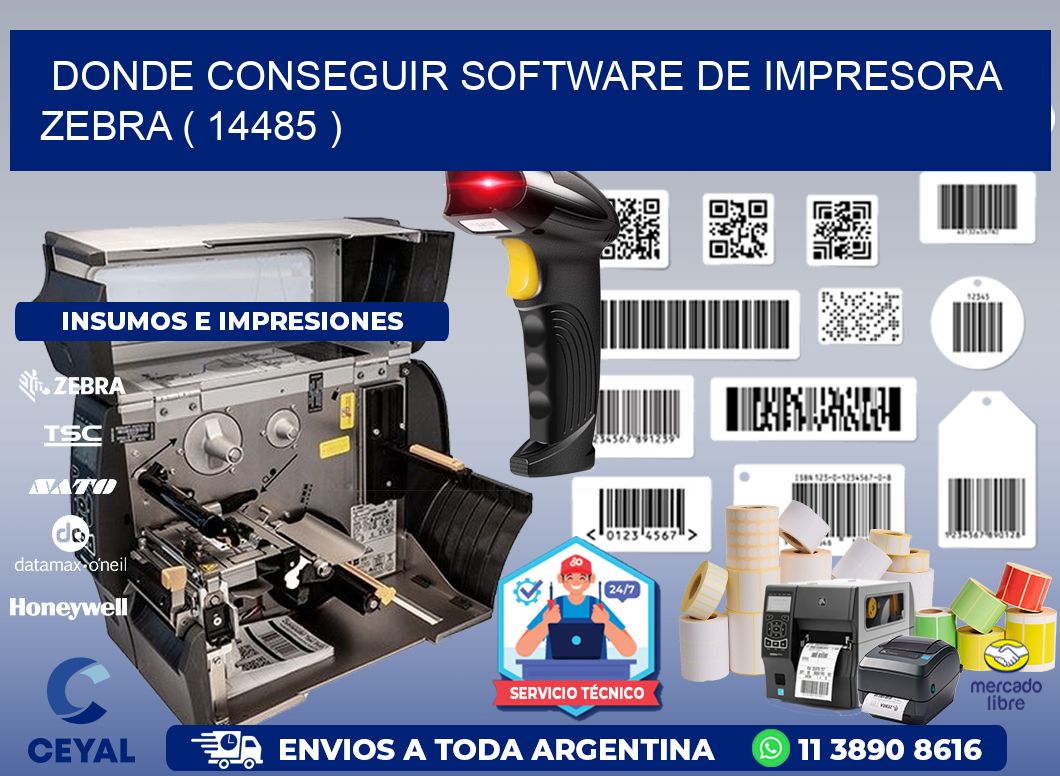 DONDE CONSEGUIR SOFTWARE DE IMPRESORA ZEBRA ( 14485 )