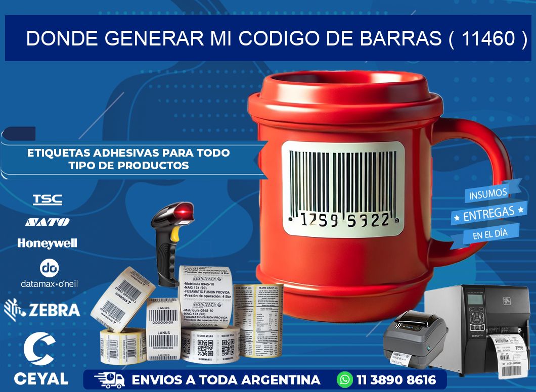 DONDE GENERAR MI CODIGO DE BARRAS ( 11460 )