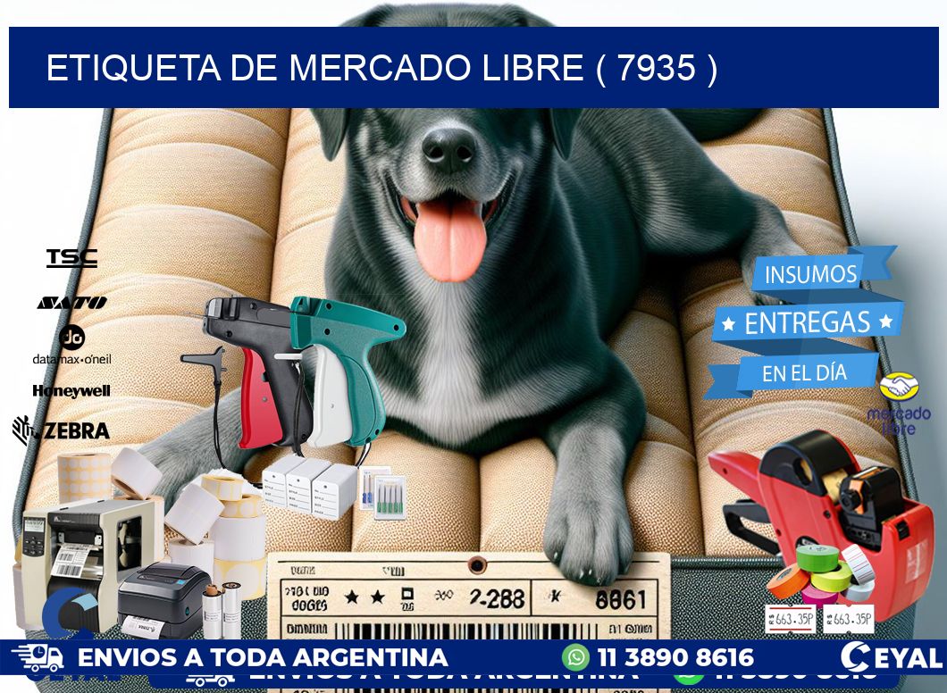 ETIQUETA DE MERCADO LIBRE ( 7935 )