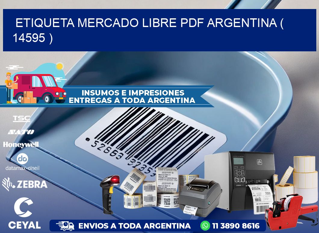 ETIQUETA MERCADO LIBRE PDF ARGENTINA ( 14595 )