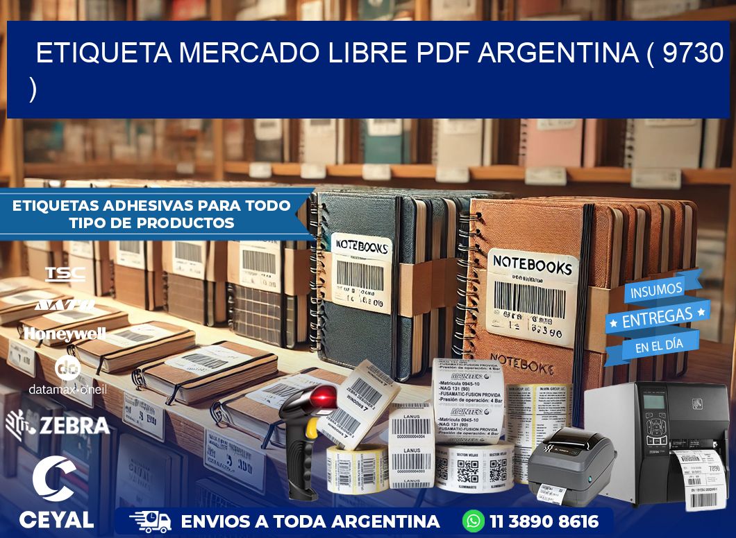 ETIQUETA MERCADO LIBRE PDF ARGENTINA ( 9730 )