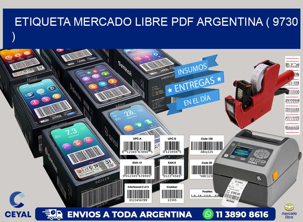 ETIQUETA MERCADO LIBRE PDF ARGENTINA ( 9730 )