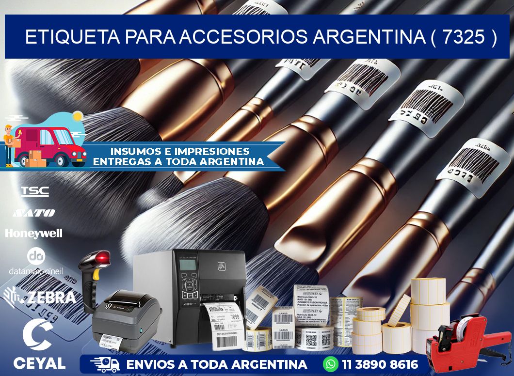 ETIQUETA PARA ACCESORIOS ARGENTINA ( 7325 )