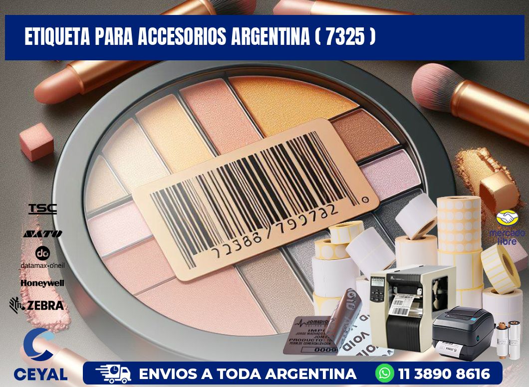 ETIQUETA PARA ACCESORIOS ARGENTINA ( 7325 )