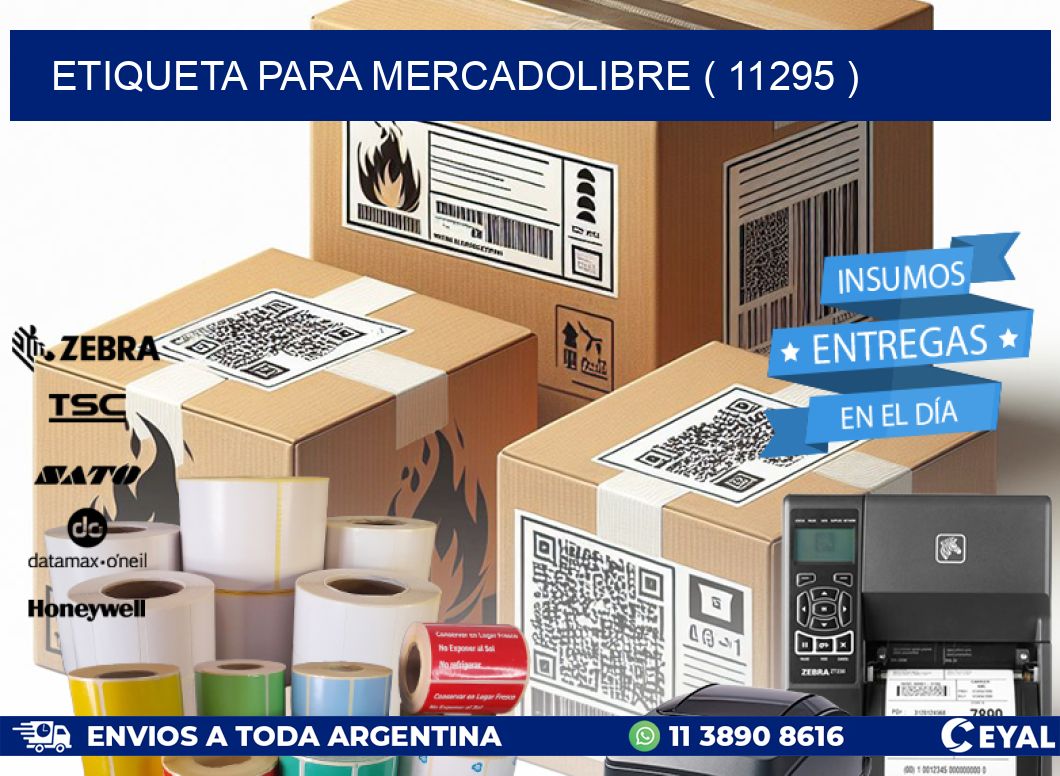 ETIQUETA PARA MERCADOLIBRE ( 11295 )