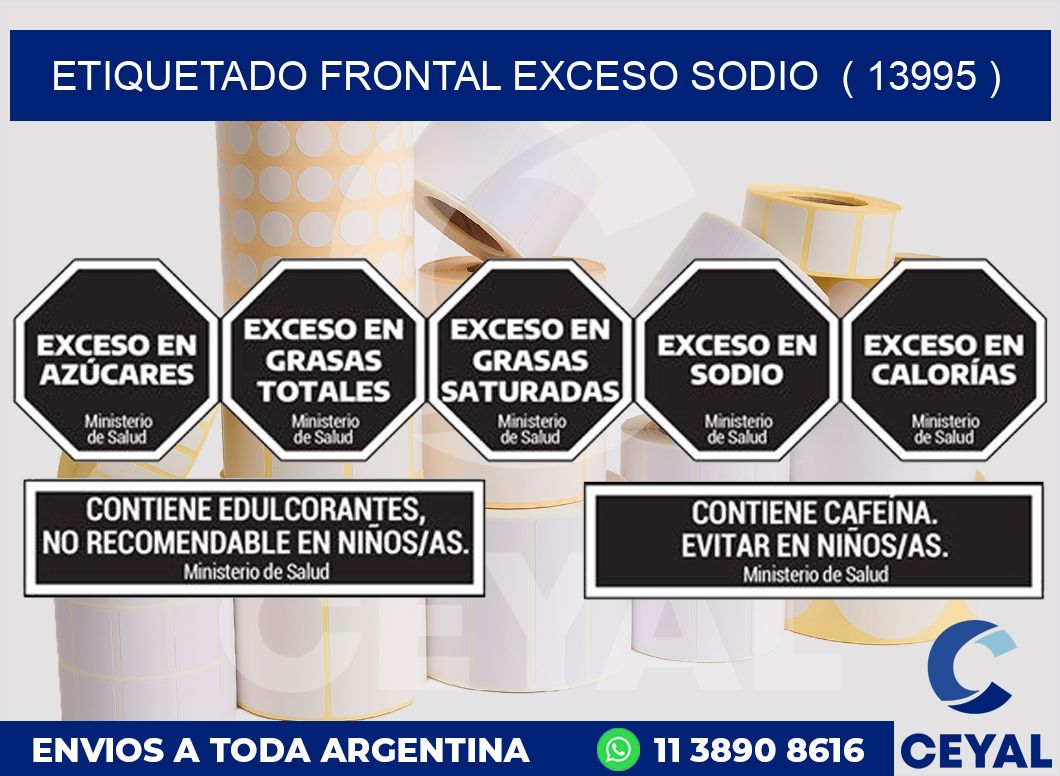 ETIQUETADO FRONTAL EXCESO SODIO ( 13995 )