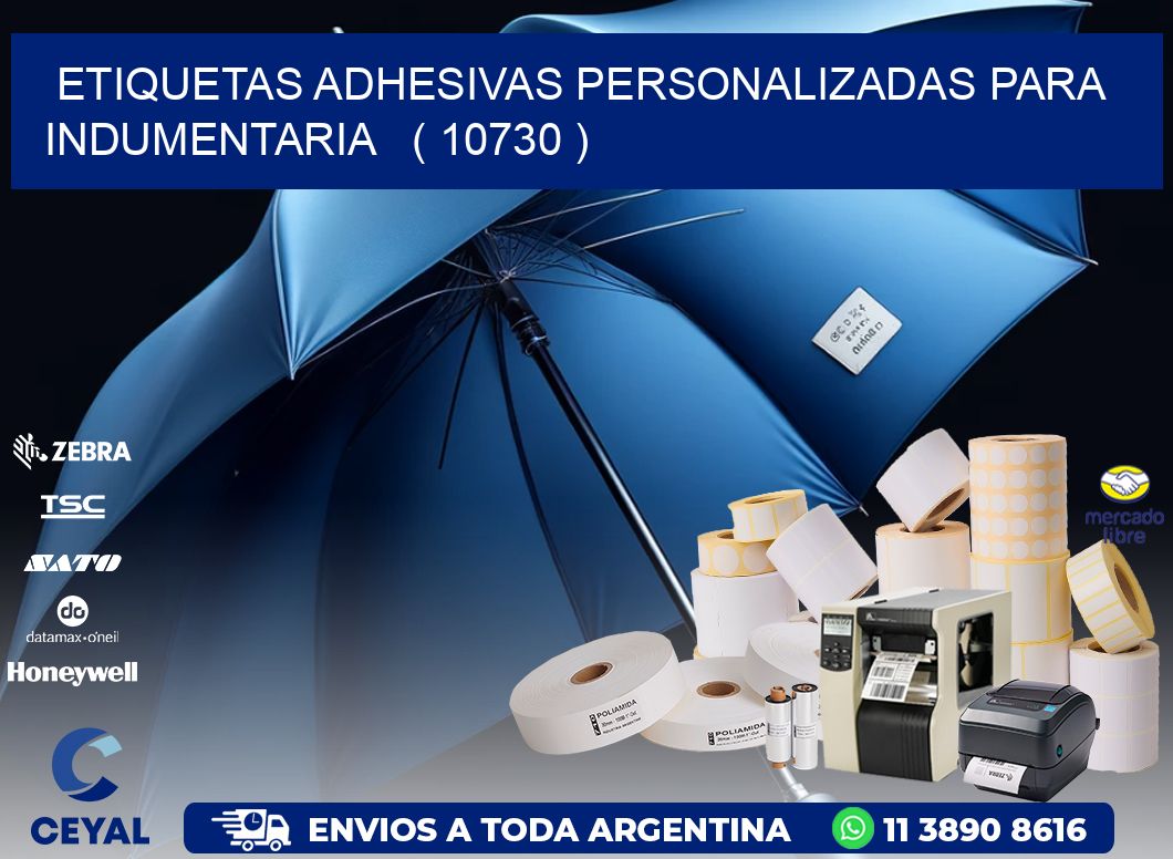 ETIQUETAS ADHESIVAS PERSONALIZADAS PARA INDUMENTARIA   ( 10730 )