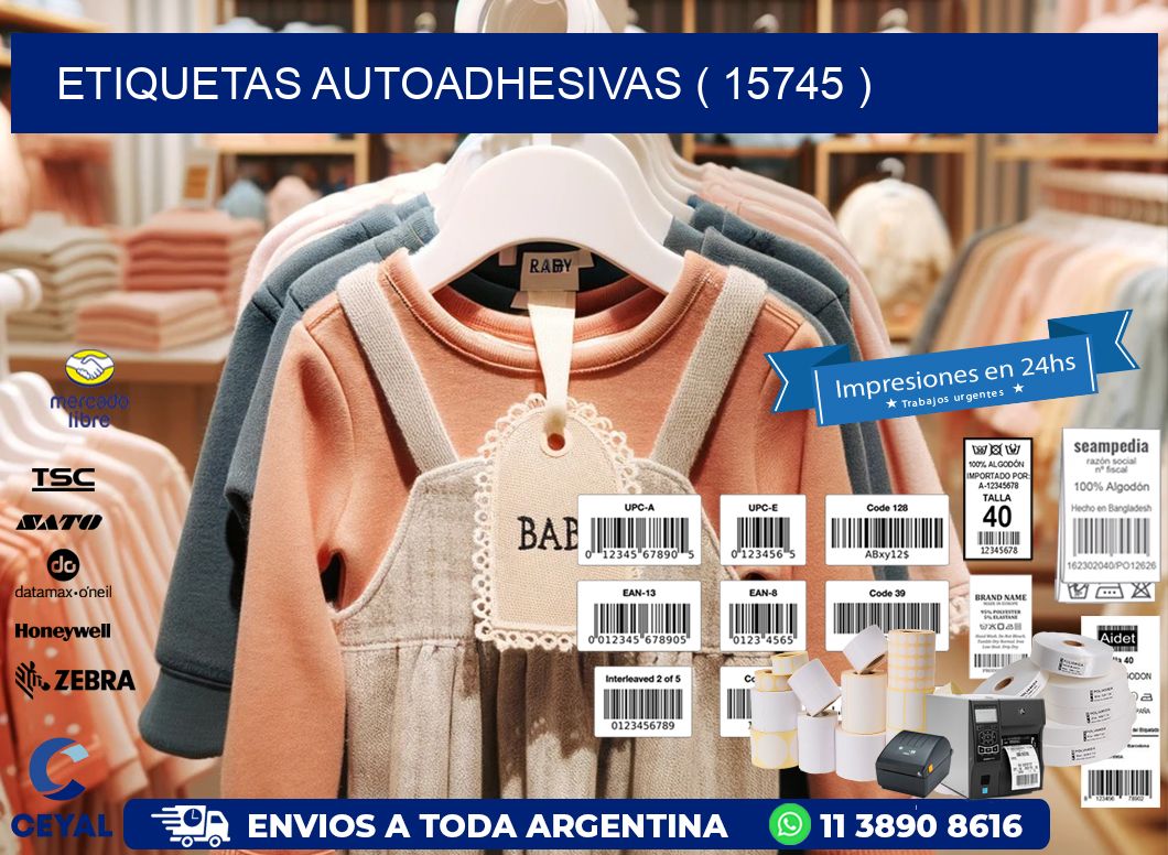 ETIQUETAS AUTOADHESIVAS ( 15745 )