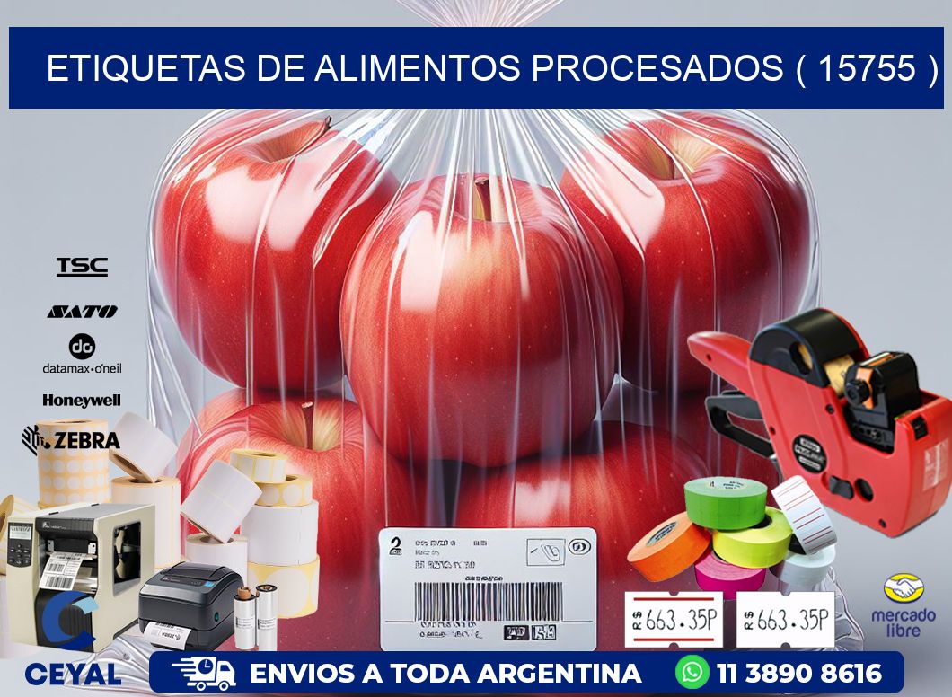 ETIQUETAS DE ALIMENTOS PROCESADOS ( 15755 )