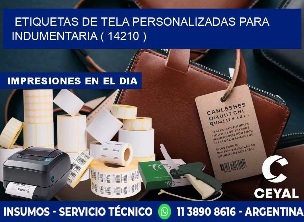 ETIQUETAS DE TELA PERSONALIZADAS PARA INDUMENTARIA ( 14210 )