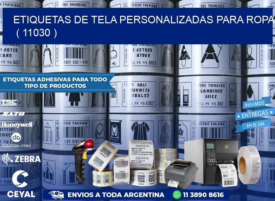 ETIQUETAS DE TELA PERSONALIZADAS PARA ROPA   ( 11030 )