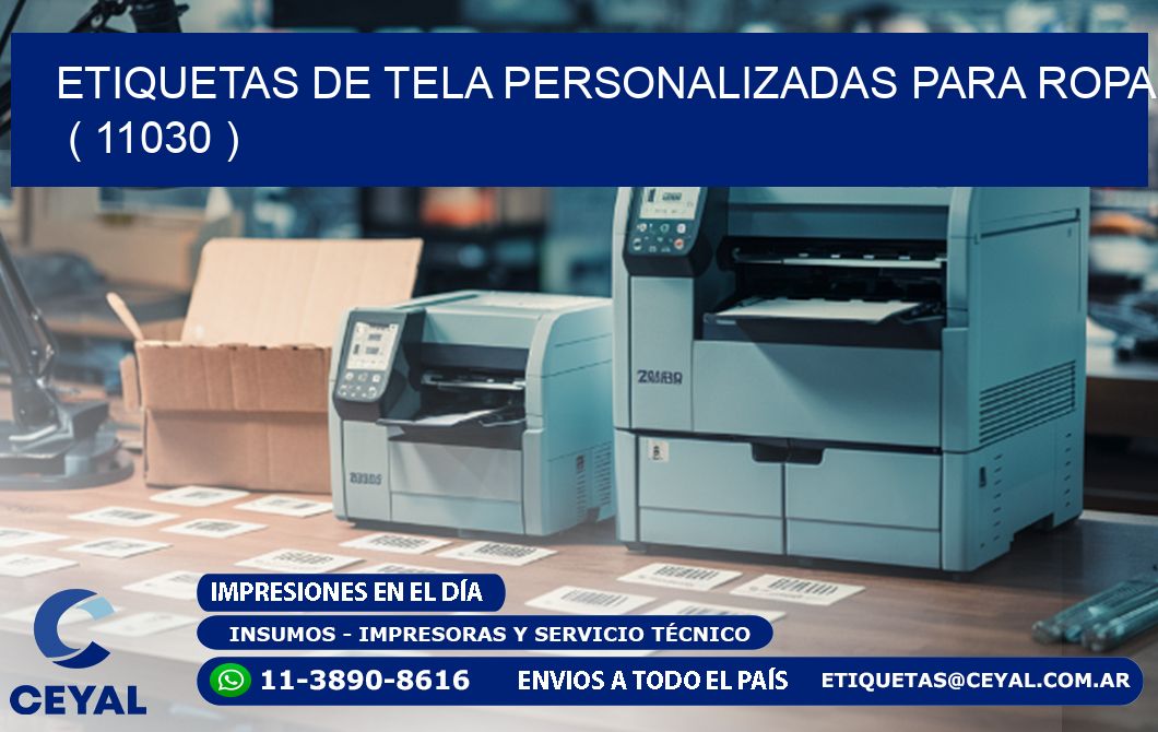 ETIQUETAS DE TELA PERSONALIZADAS PARA ROPA   ( 11030 )