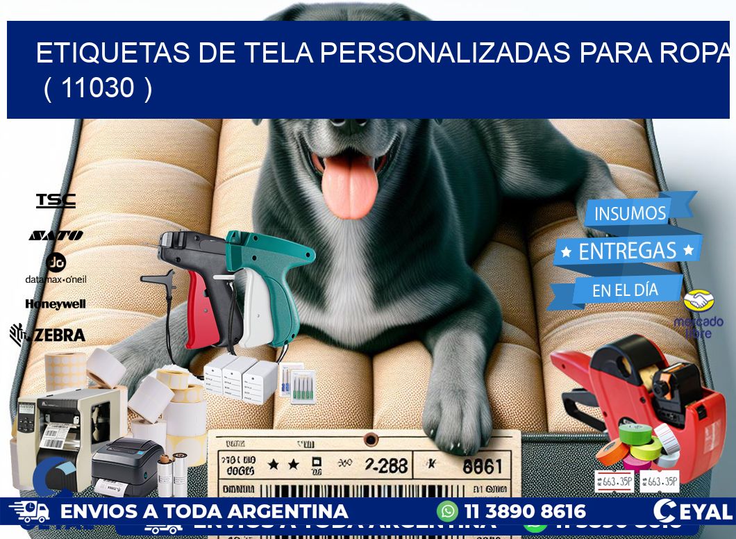ETIQUETAS DE TELA PERSONALIZADAS PARA ROPA   ( 11030 )