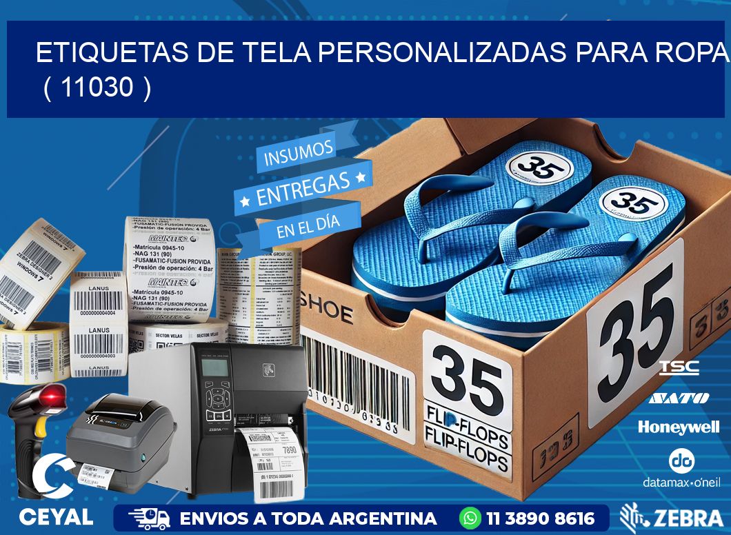 ETIQUETAS DE TELA PERSONALIZADAS PARA ROPA   ( 11030 )