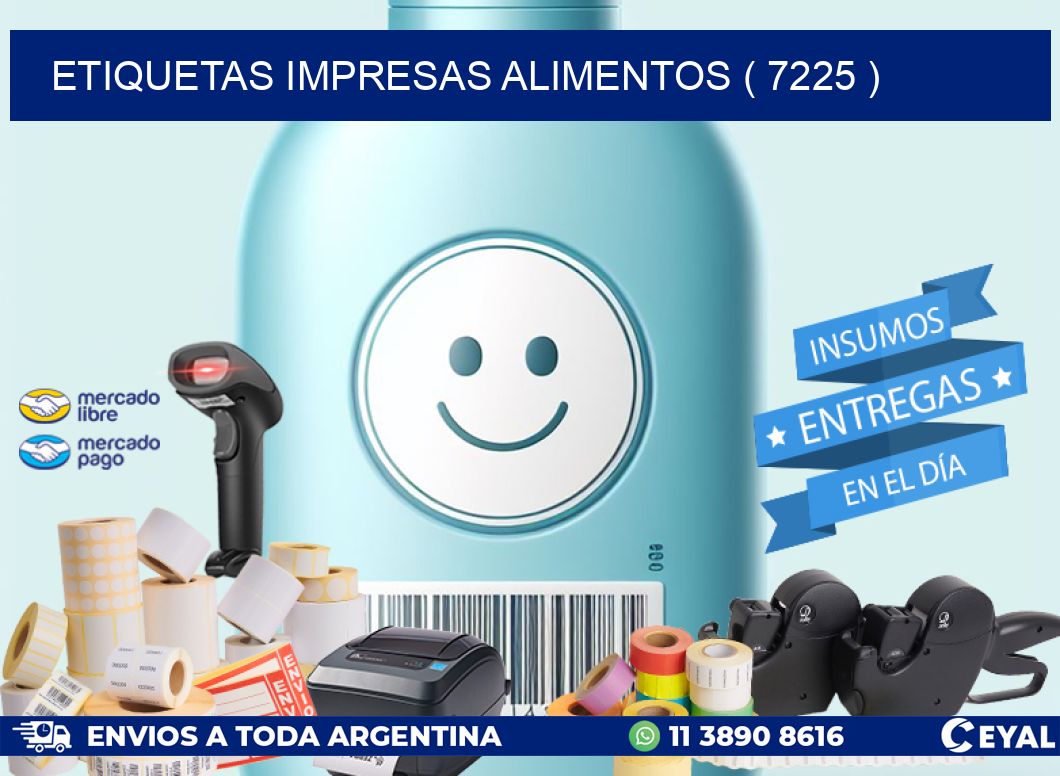 ETIQUETAS IMPRESAS ALIMENTOS ( 7225 )