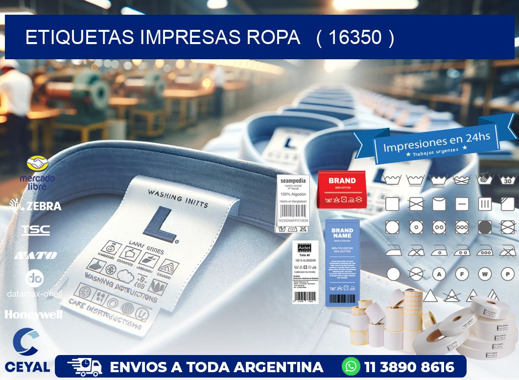 ETIQUETAS IMPRESAS ROPA   ( 16350 )