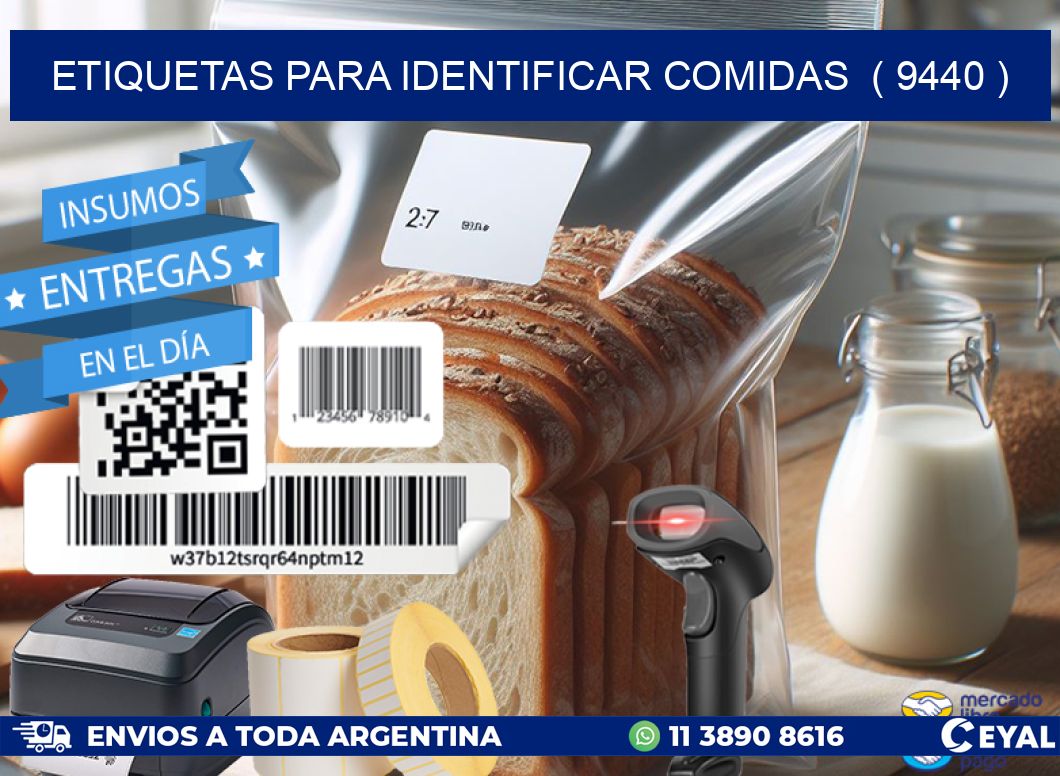 ETIQUETAS PARA IDENTIFICAR COMIDAS ( 9440 )