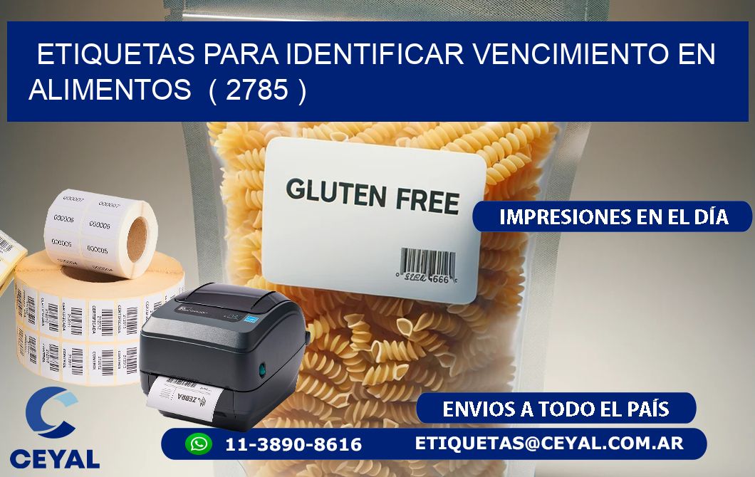 ETIQUETAS PARA IDENTIFICAR VENCIMIENTO EN ALIMENTOS  ( 2785 )
