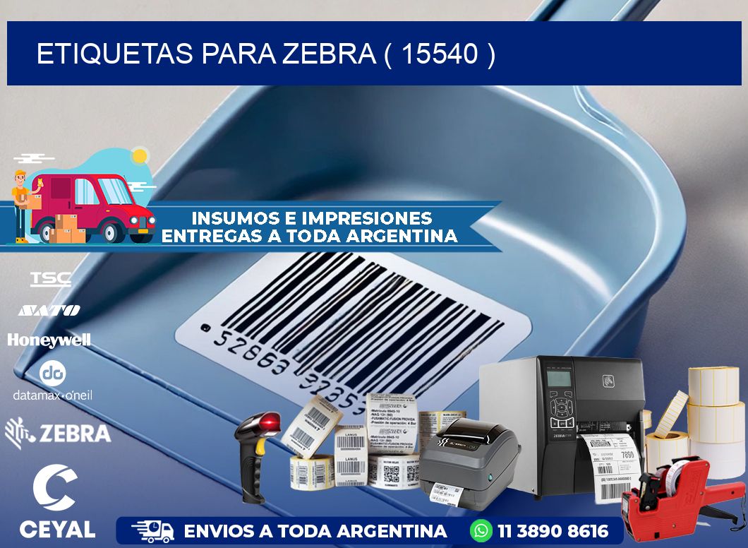 ETIQUETAS PARA ZEBRA ( 15540 )
