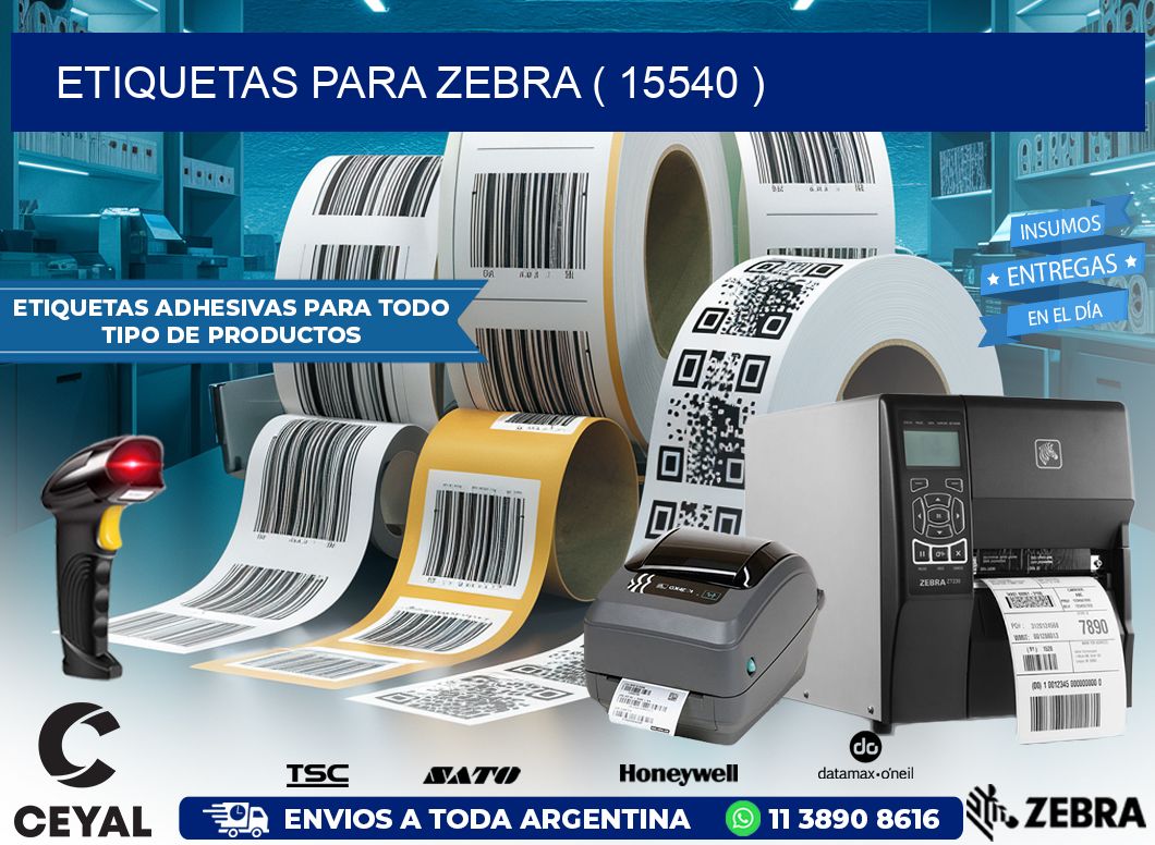 ETIQUETAS PARA ZEBRA ( 15540 )