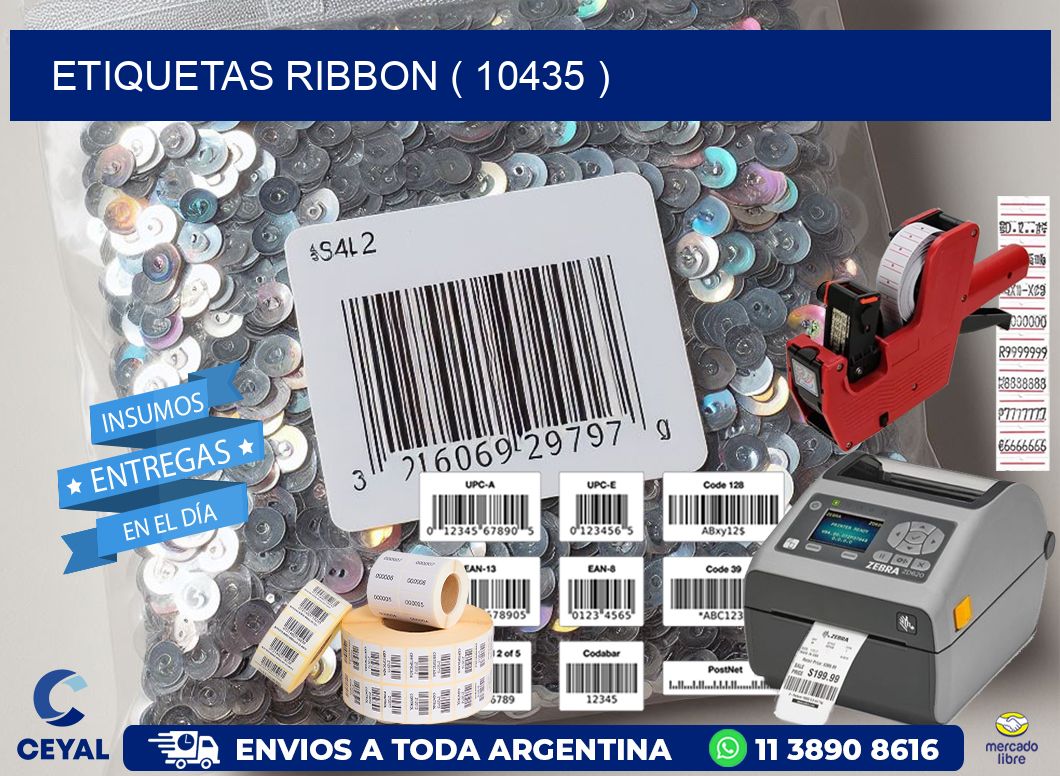 ETIQUETAS RIBBON ( 10435 )