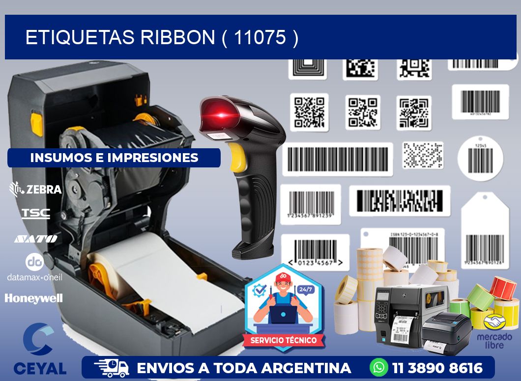 ETIQUETAS RIBBON ( 11075 )