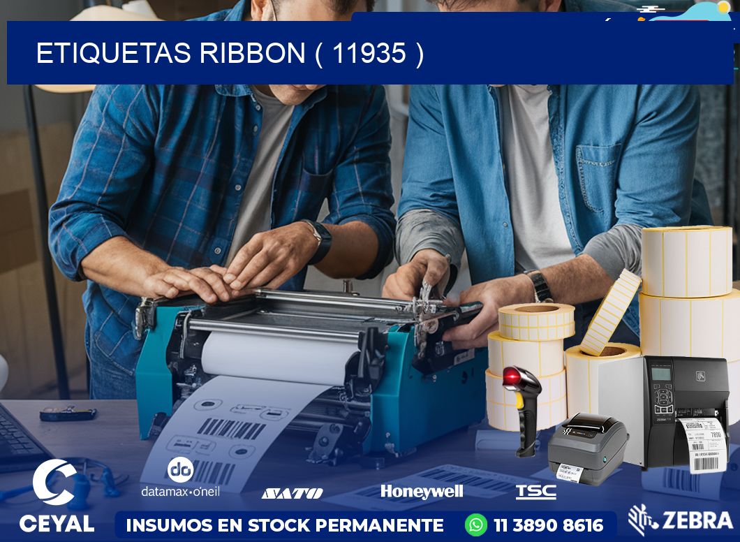 ETIQUETAS RIBBON ( 11935 )