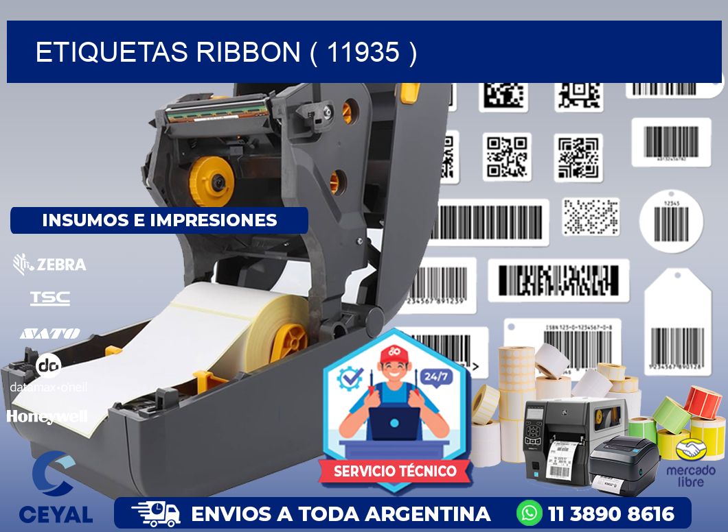 ETIQUETAS RIBBON ( 11935 )