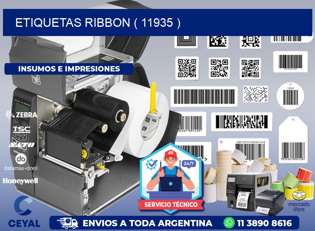 ETIQUETAS RIBBON ( 11935 )
