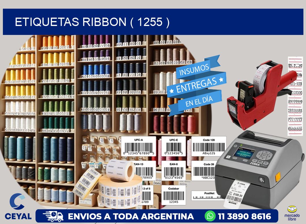 ETIQUETAS RIBBON ( 1255 )