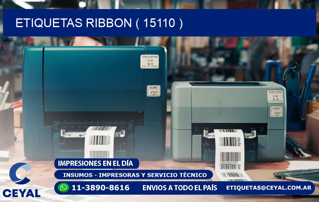 ETIQUETAS RIBBON ( 15110 )
