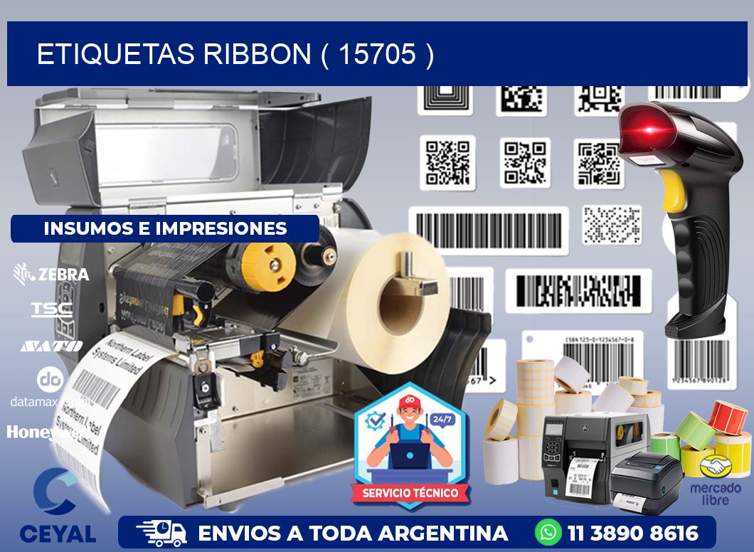 ETIQUETAS RIBBON ( 15705 )
