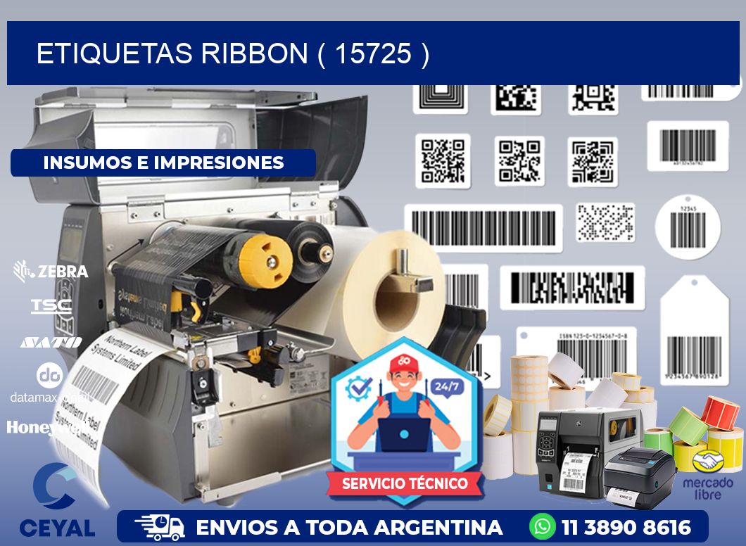 ETIQUETAS RIBBON ( 15725 )
