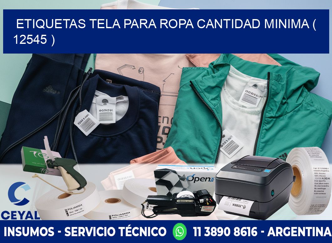 ETIQUETAS TELA PARA ROPA CANTIDAD MINIMA ( 12545 )