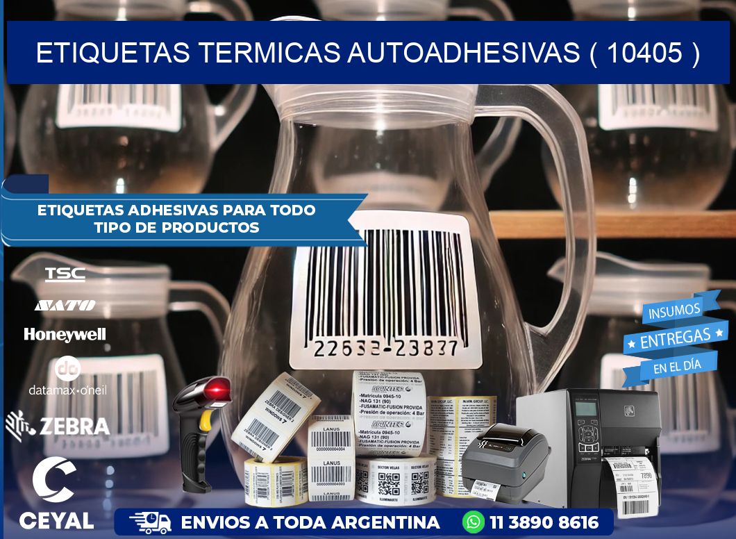 ETIQUETAS TERMICAS AUTOADHESIVAS ( 10405 )