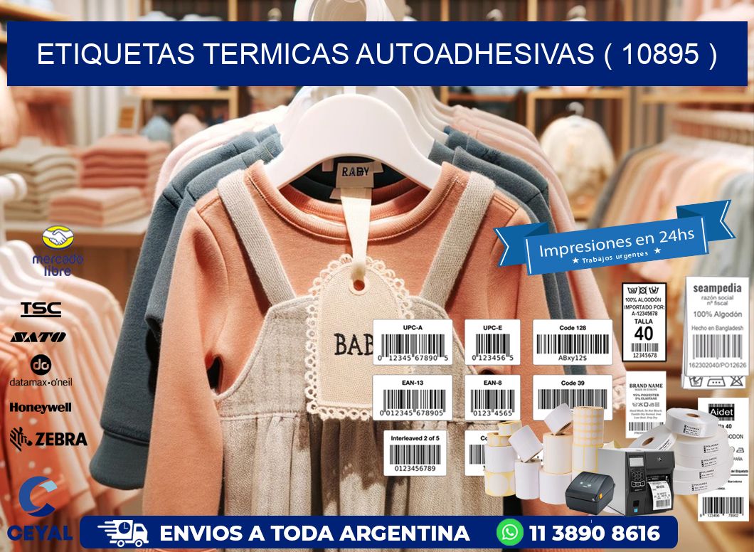 ETIQUETAS TERMICAS AUTOADHESIVAS ( 10895 )