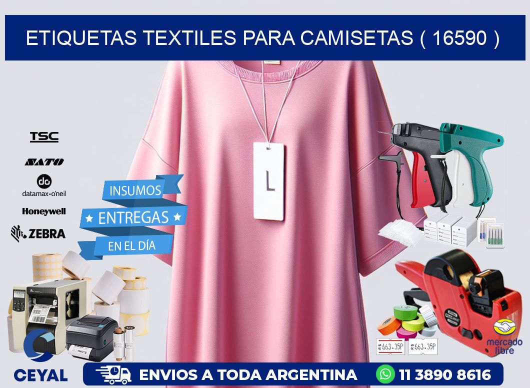 ETIQUETAS TEXTILES PARA CAMISETAS ( 16590 )