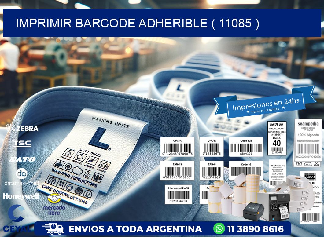 IMPRIMIR BARCODE ADHERIBLE ( 11085 )