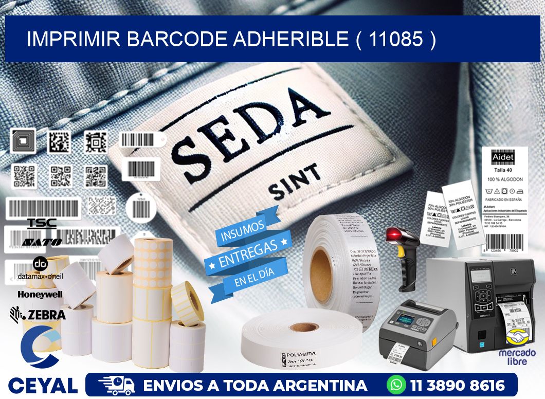 IMPRIMIR BARCODE ADHERIBLE ( 11085 )