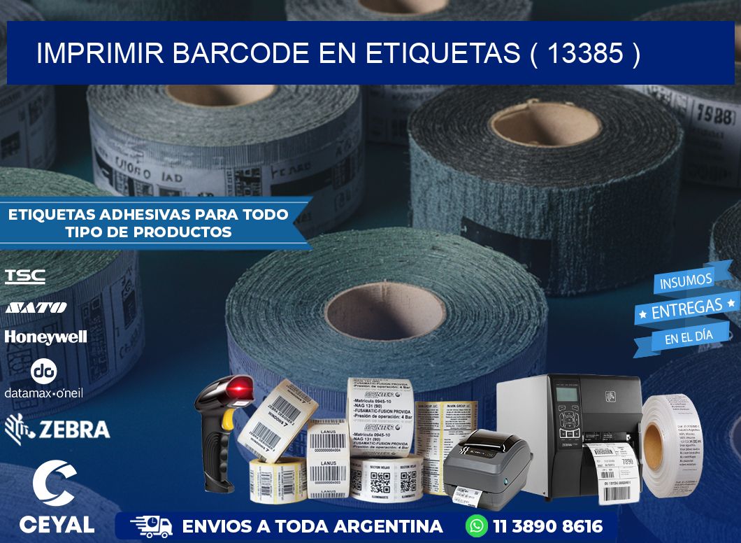 IMPRIMIR BARCODE EN ETIQUETAS ( 13385 )